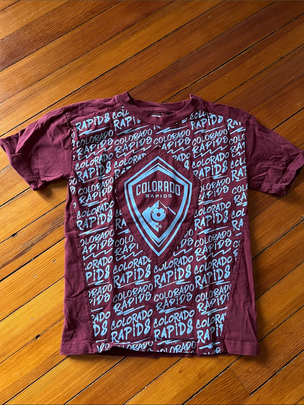Colorado Rapids Kids' Short Sleeve Maroon Tee